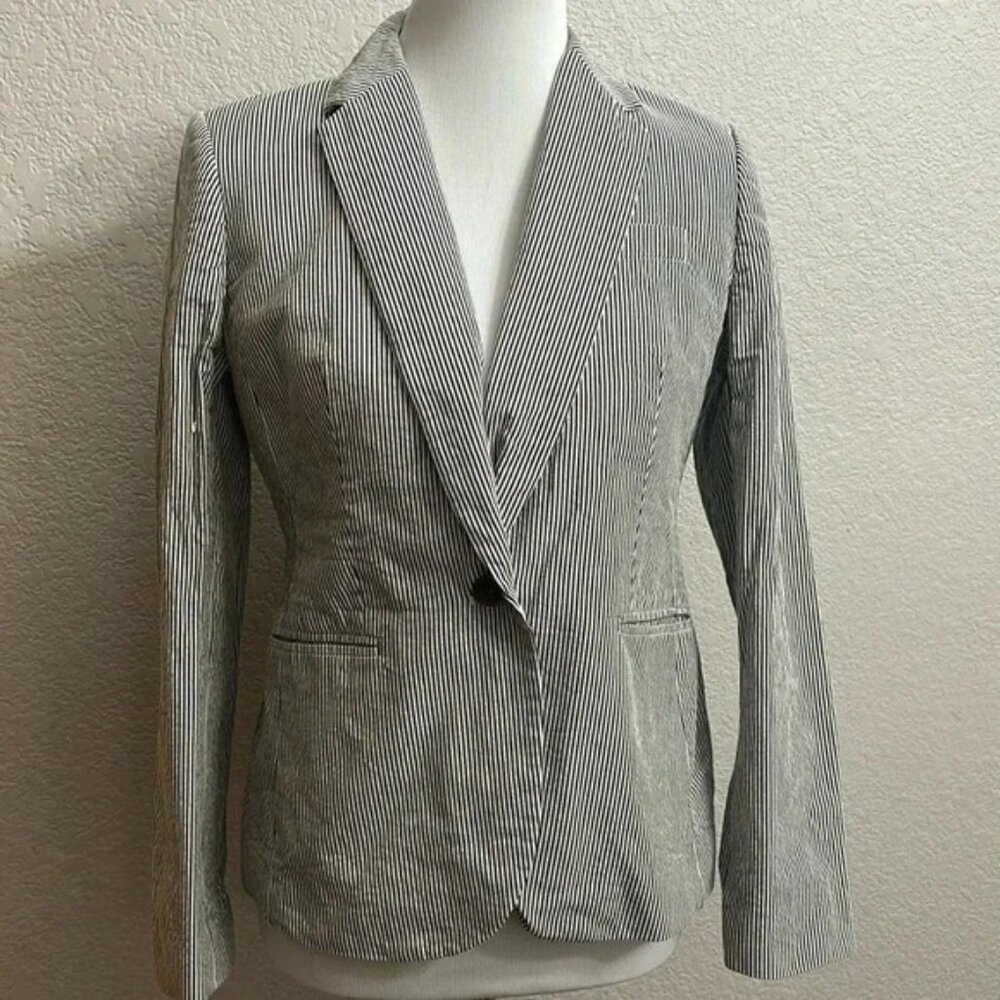 J. Crew Pinstripes/Seersucker Blazer